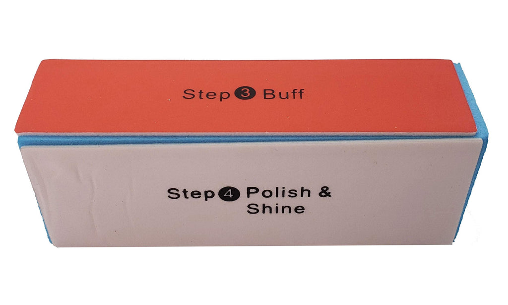 [Australia] - 4 Way Nail Buffer Block 4 Steps Sanding Polisher Washable Files Nails Art Pedicure Manicure Emery Buffing Professional Care Salon Grade Tool by DreamCut 