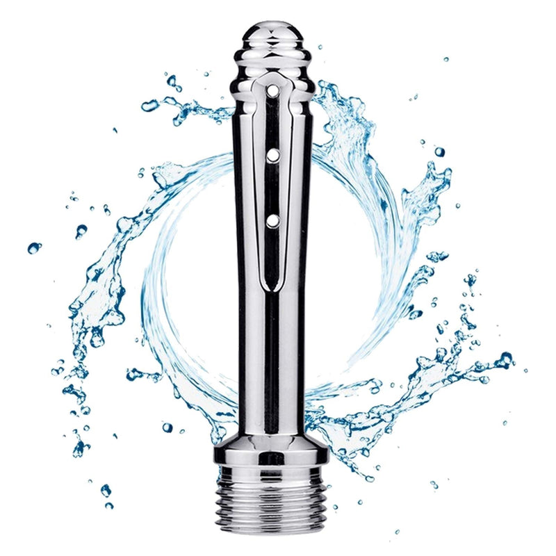 [Australia] - Aluminum New Enema Shower Cleaner Colon irrigator System Cleaning Enema and Nozzle System 
