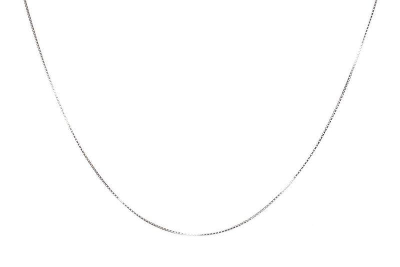 [Australia] - NAG.HC 925 Sterling Silver Chain 0.8MM Delicate Box Chain - Italian Necklace Chain - Tiny&Thin&Strong -Friendly Price & Quality 14"-30" 14.0 Inches 
