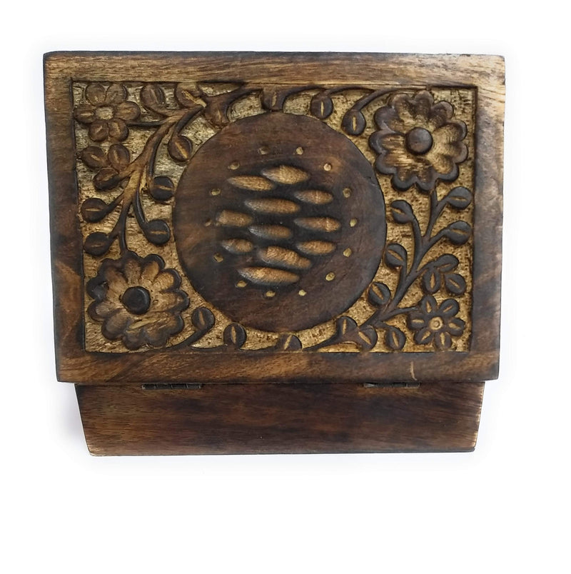 [Australia] - MGT Antique Handmade Wooden Jewelry Box - Trinket Chest Decorative Storage Organizer Gift Item Jewelry Box. 