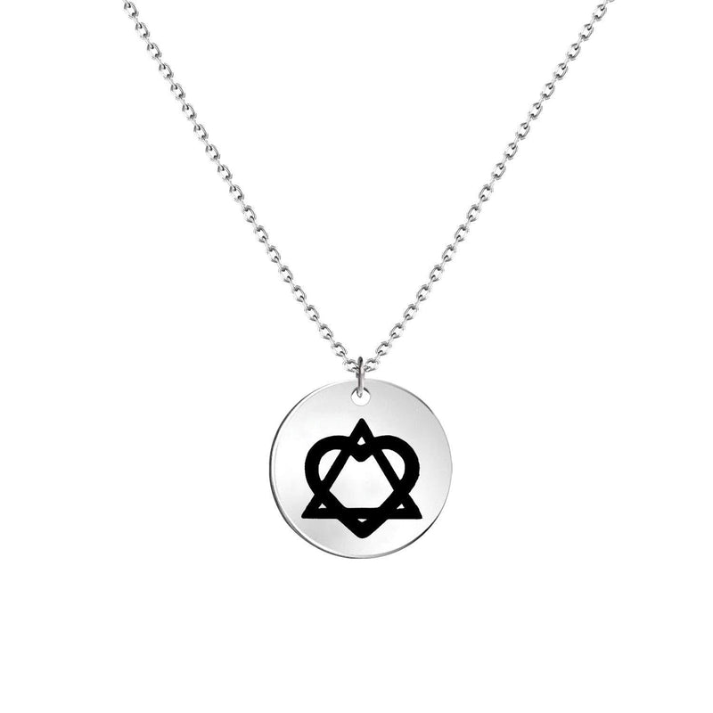 [Australia] - BAUNA Adoption Necklace Gotcha Day Gift Necklace Adoption Symbol Charm for Adoption Mother Gotcha Mom Child Gift 
