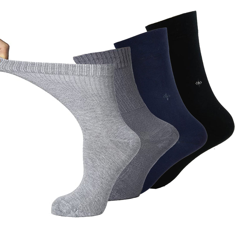 [Australia] - DIABETIC BAMBOO SOCKS Comfortable Soft for Men Women of High Circulation Diabetes Varicose Maternity Pregnancy Made In TURKEY Mixed 4 Pairs 