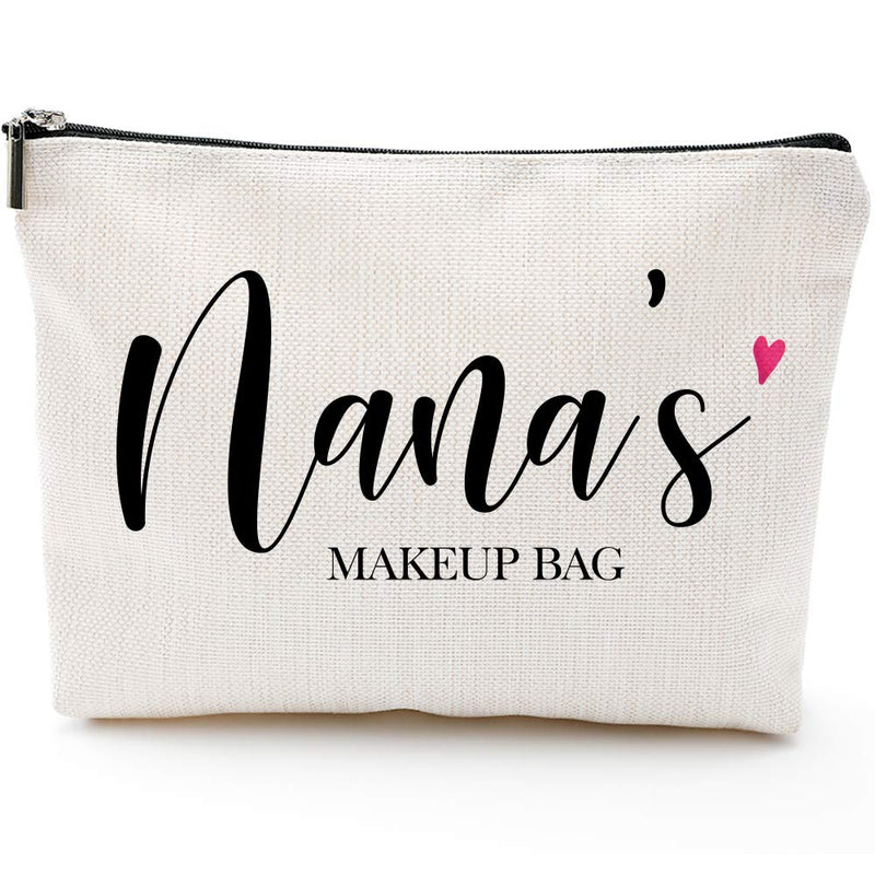 [Australia] - Nana's Makeup Bag-Grandma Gifts,New Grandma Gifts, Makeup Bag,Grandma Bag,Cosmetic Bag,Funny Handle Bag, Prize for Grandma 