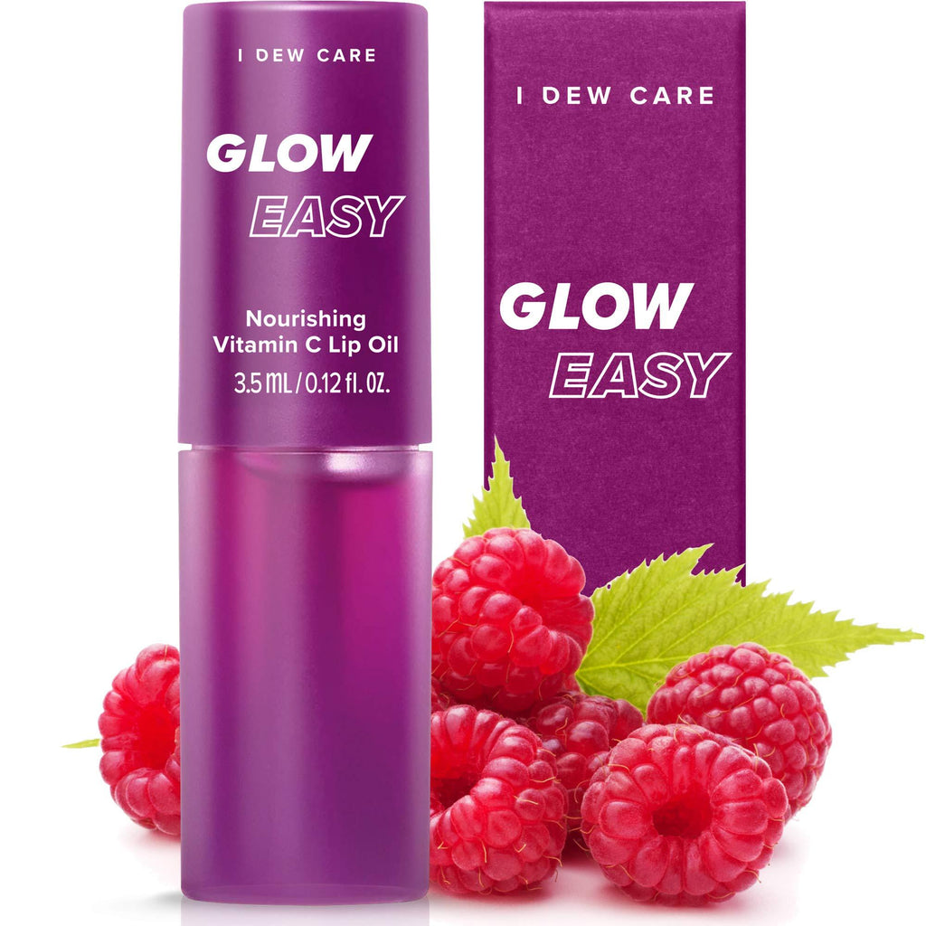 [Australia] - I DEW CARE Glow Easy Vitamin C Tinted Lip Oil Gloss with Jojoba Seed Oil | Korean Skincare, Vegan, Cruelty-Free, Gluten-Free, Paraben-Free 