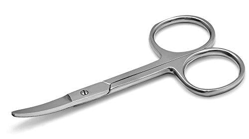 [Australia] - Professional Nail Scissors With Round Tip 4.5" Eyebrow, Dry Skin, Eyelash, Nose Hair For Men And Women Daily Use 