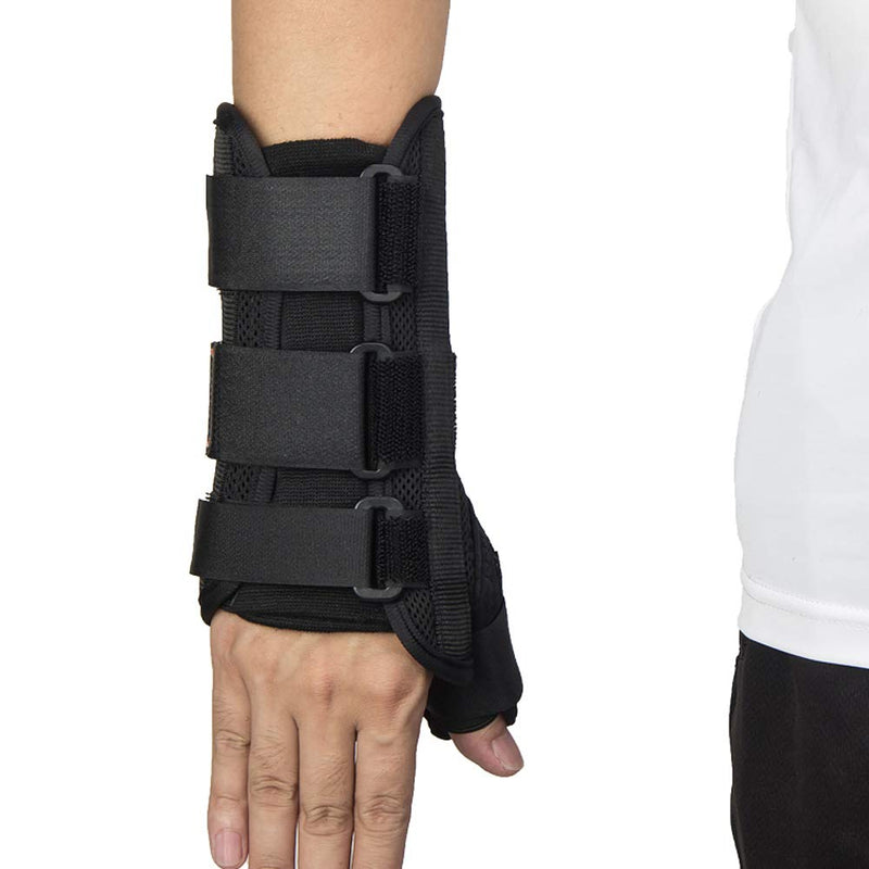 [Australia] - Wrist Brace with Thumb Spica Splint Wrist Support Thumb Spica Thumb Support for Arthritis, Sprains, Carpal Tunnel Pain, Tendonitis (Right,M) Wrist & Thumb Brace Right-M (6-7") 