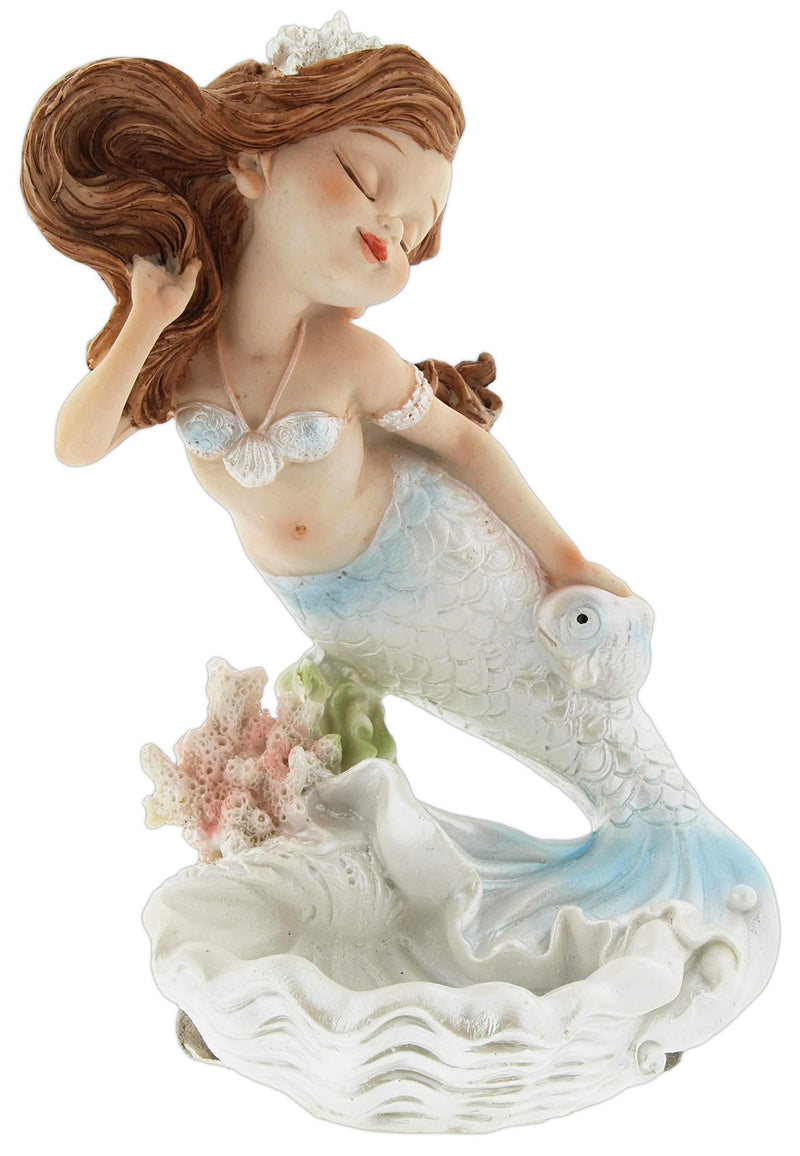 [Australia] - The Bridge Collection Mermaid & Shell Figurine/Jewelry Tray 