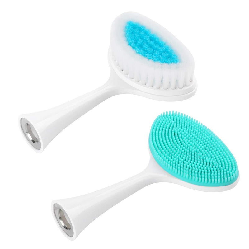 [Australia] - Facial Cleansing Brush - Compatible with 2021 Philips Electric Toothbrush for Deep Cleansing, Gentle Exfoliating, Removing Blackhead, Massaging Green 