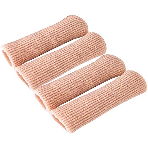 [Australia] - Makhry 4pcs Toe Protectors Gel Toe Caps Silicone Toe Covers Close Finger Toe Sleeve Tubes to Prevent Pain from Corn, Callus, Blisters 3 Size (S) Small (Pack of 4) 