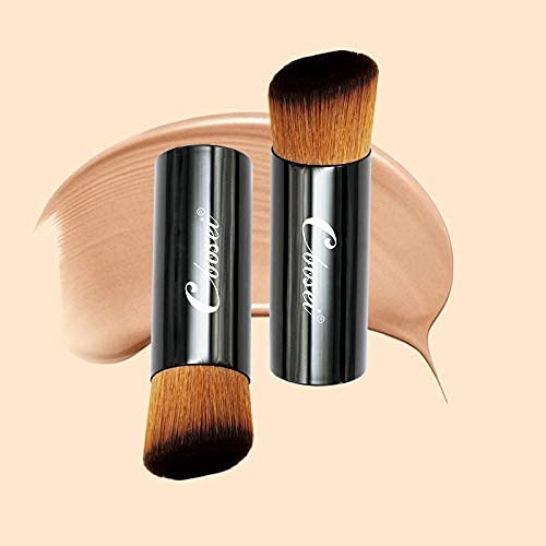 [Australia] - Professional Foundation Makeup Brush Cream Shadow Powder Highlighter Brush Cruelty Free Make Up Tools 