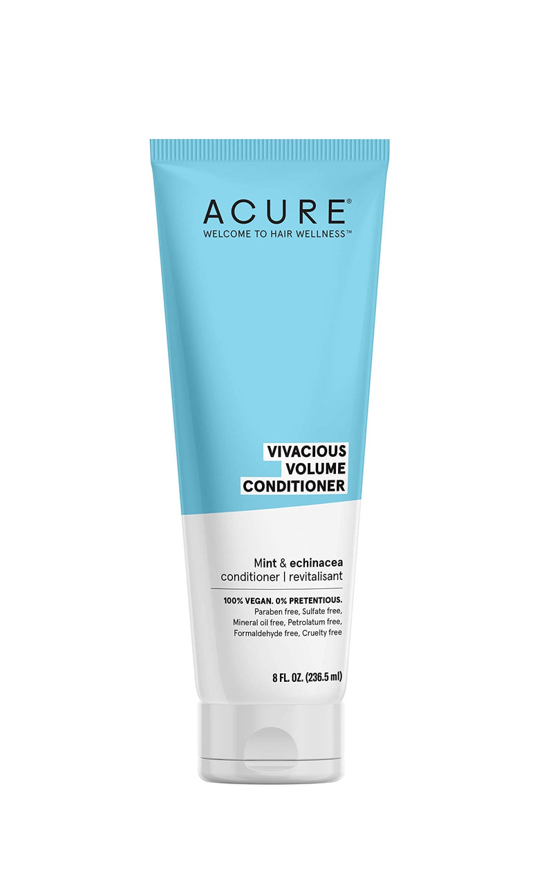 [Australia] - Acure ACURE Vivacious Volume Conditioner - & Echinacea 100% Vegan, White/Blue, Mint, 8 Fl Oz 