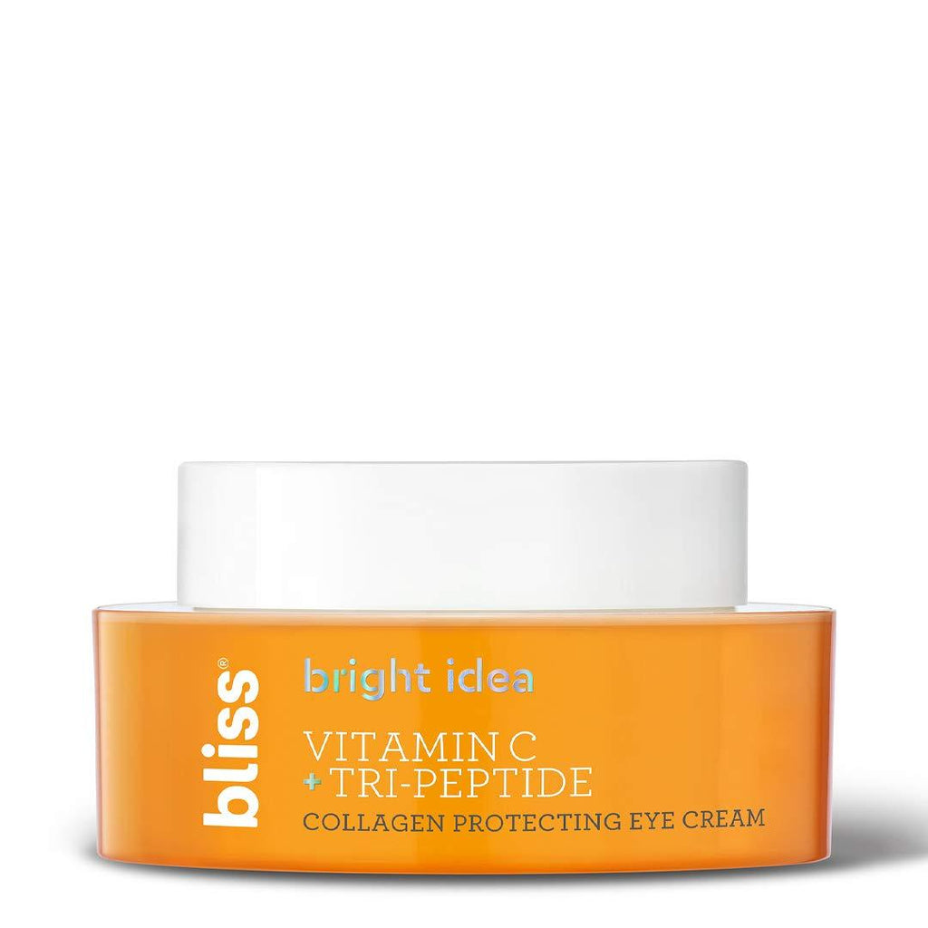 [Australia] - Bliss Bright Idea Vitamin C & Tri-Peptide Collagen-Protecting & Brightening Eye Cream | Clean | Vegan | 0.5 oz 