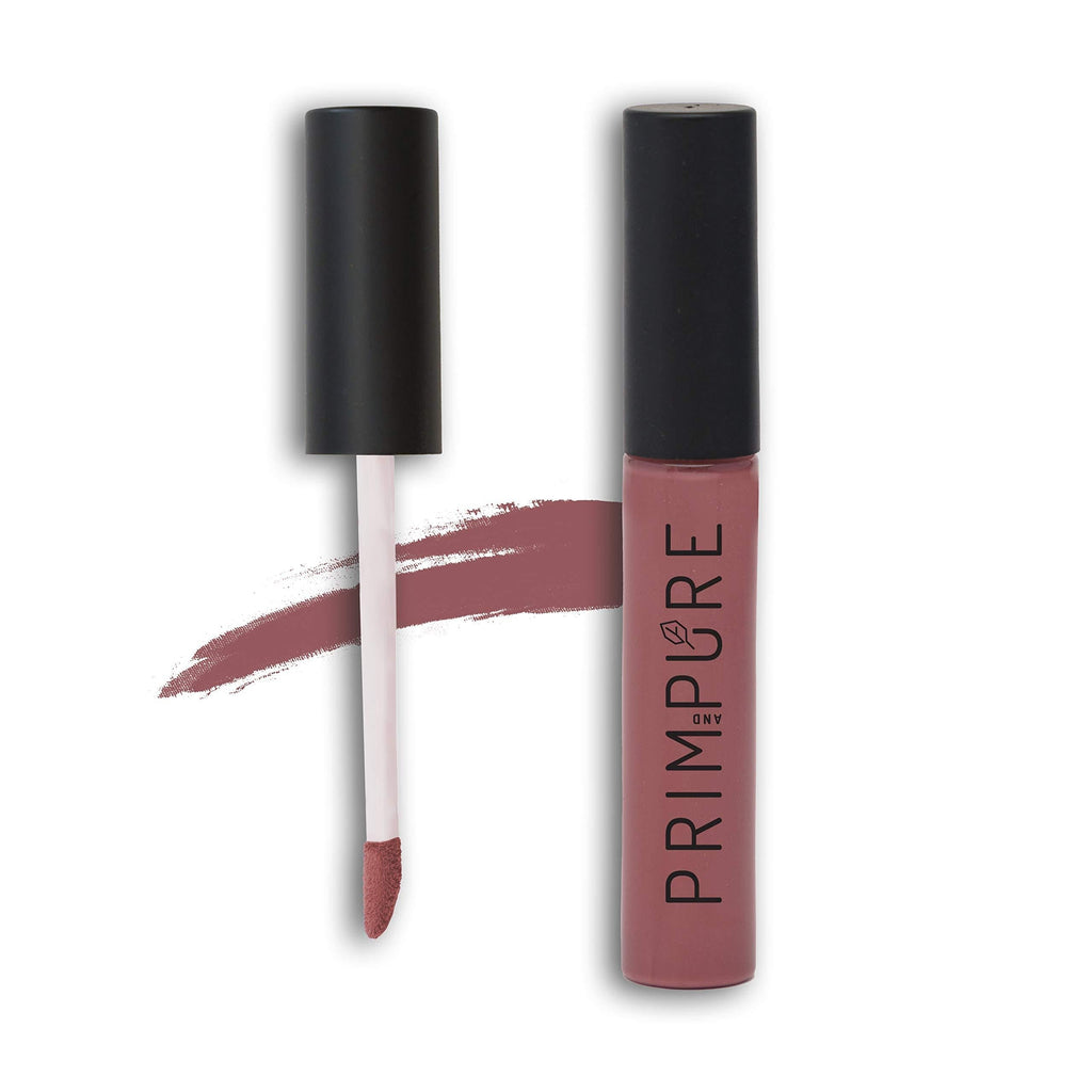 [Australia] - Prim and Pure Natural Lip Gloss for Women | Made with Organic Ingredients | Cruelty Free | Highly Pigmented, Hydrating, and Moisturizing Formula | Made in USA (Misty Mauve) Misty Mauve 