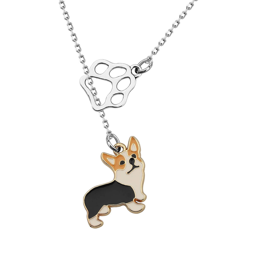 [Australia] - TIIMG Corgi Gift Corgi Mom Gift Corgi Owner Gift Corgi Dangle Earrings Dog Lover Gift Dog Mom Jewelry dog necklace 