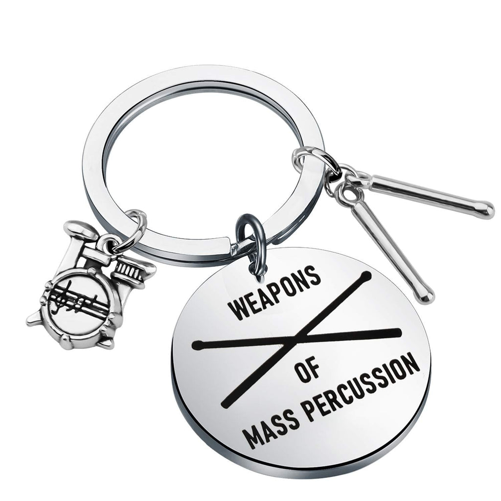 [Australia] - CHOORO Weapons of Mass Percussion Drum Kit Gifts Drummer Gift Drummer Keychain Musician Keychain Percussion Jewelry Drum Player Band Gifts Weapons-keychain 