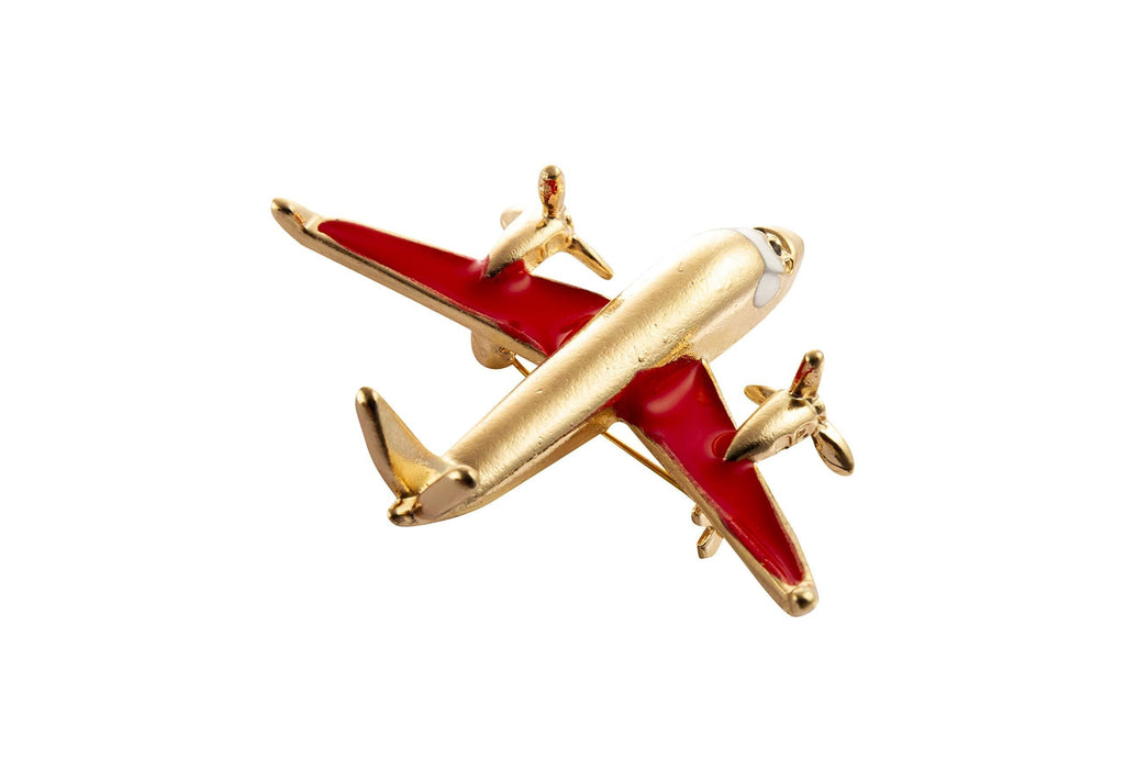 [Australia] - A N KINGPiiN Airplane Lapel Pin Badge Gift Party Shirt Collar,Costume Pin Accessories for Men Brooch 