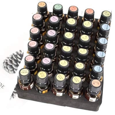 [Australia] - 30 Vials Essential Oil Carrying Case Holds 5ml 10 ml 15ml Perfect for DISPLAY Home Stock with Shoulder Strap and Foam Insert (30 Vials) 30 Vials 