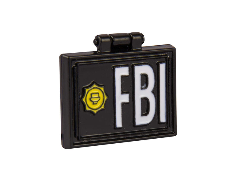 [Australia] - A N KINGPiiN FBI Mulder ID Card Folding Lapel Pin Badge Gift Party Shirt Collar,Costume Pin Accessories for Men Brooch 