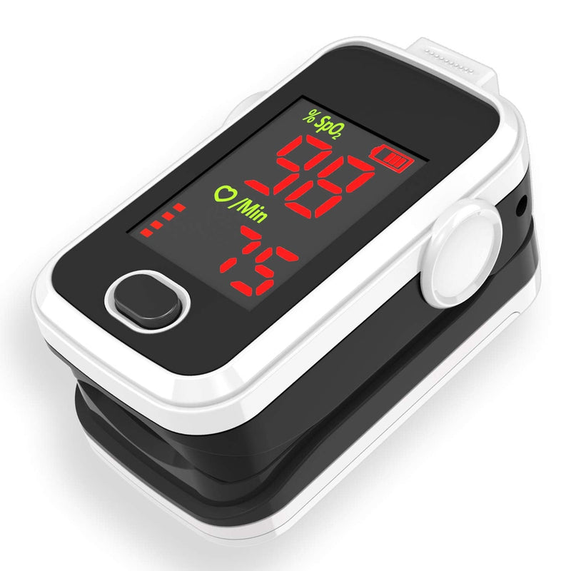 [Australia] - Fringtip Pulse Oximeter LED Display Amemo A310L, for Sports and Aviation use only.White-Black 