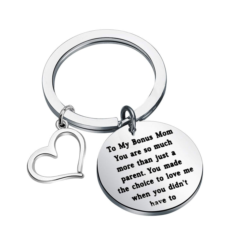 [Australia] - Gzrlyf to My Step Mom Keychain Stepmom Gifts Adpotive Mom Gifts 