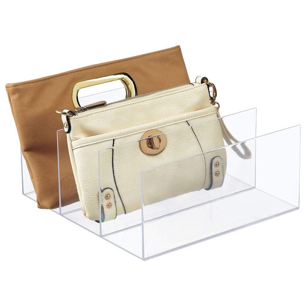Outgeek Purse organizer Bag Organizer 3 pack | Handbag Storage for Closet  Hanging Pocketbook Storage Holder（Coffee）