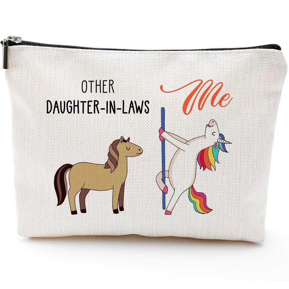 [Australia] - Daughter-in-laws Gifts for Women,Daughter-in-laws Fun Gifts, Daughter-in-laws Bags for Women,Daughter-in-laws Makeup Bag, Make Up Pouch,Daughter-in-laws Birthday Gifts 