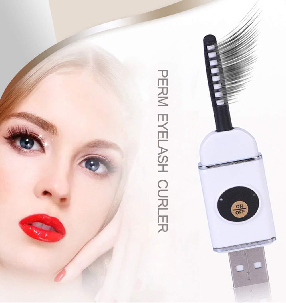 [Australia] - Heated Eyelash Curler USB Rechargeable Electric Lash Curler for Women 