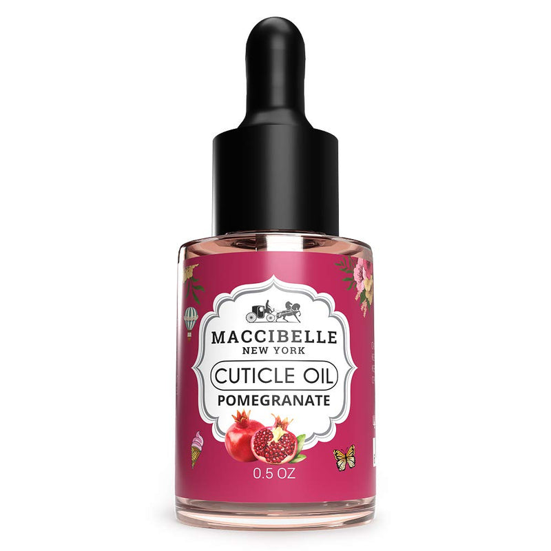 [Australia] - Maccibelle Cuticle Oil Pomegranate and Fig 0.5 oz Heals Dry Cracked Cuticles 