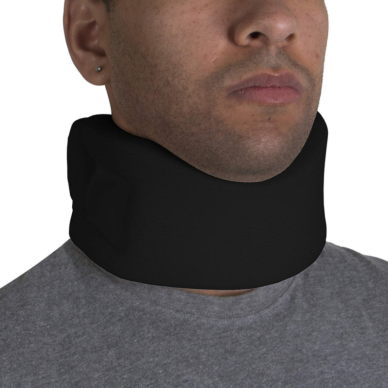 [Australia] - OTC Cervical Collar, Soft Contour Foam, Neck Support Brace, Black Average 3" Depth, X-Large 