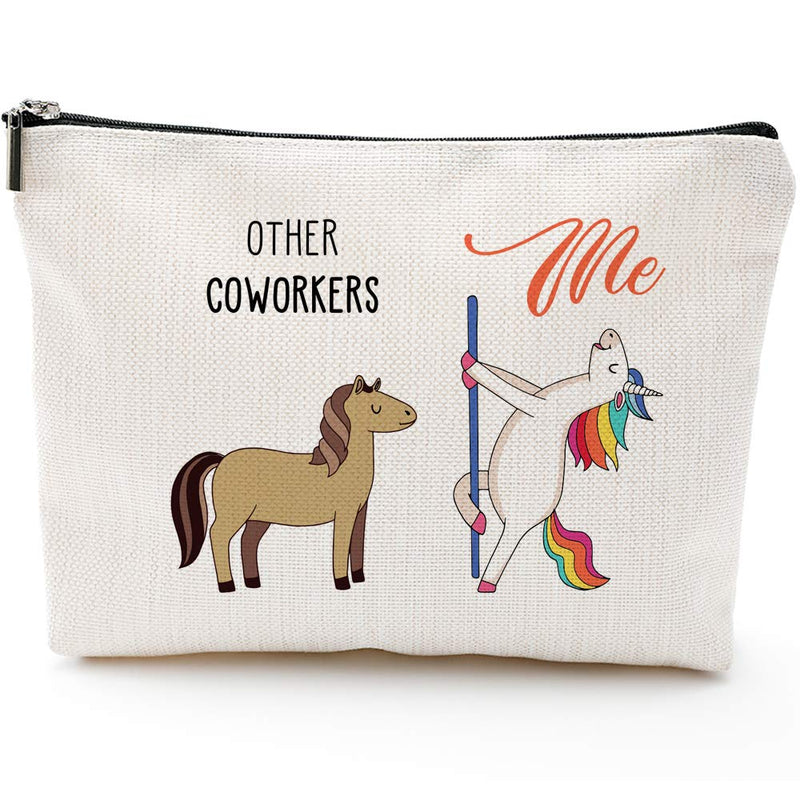 [Australia] - Coworker Gifts for Women - Funny Birthday, Going Away, Coworker Leaving Gifts,Retirement Gifts,Colleagues , Friends, Work Bestie, BFF - Makeup Bag 