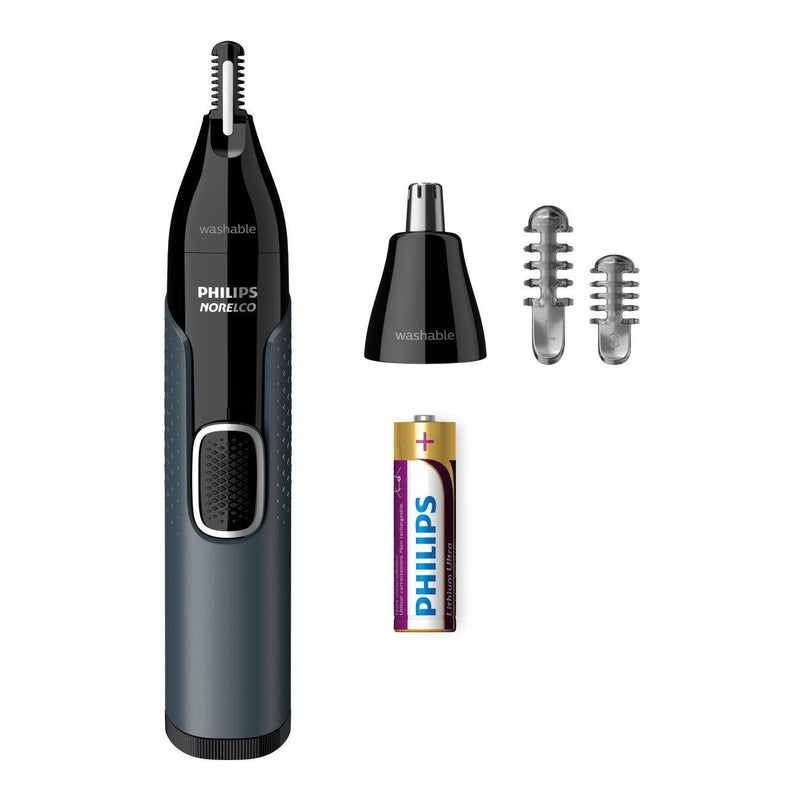 [Australia] - Philips Norelco Nosetrimmer 3000 For Nose, Ears and Eyebrows NT3600/42, Black 