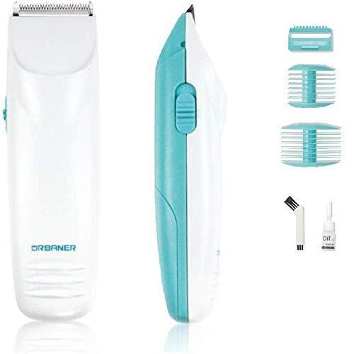 [Australia] - URBANER Kids Hair Trimmer, Professional facial hair razor/clipper/shaver, Safe blade, Electric, Cordless haircutting, Portable, Grooming tool, MB-034 