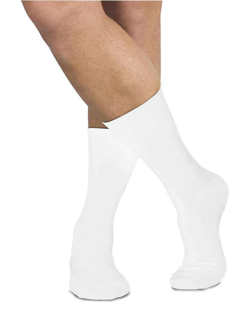 [Australia] - Seamless Hydrating Diabetic Sock (White, Small/Medium) White 