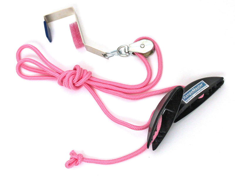[Australia] - RangeMaster PinkRanger Shoulder Pulley with Patient Guide │ Aids Recovery and Rehabilitation │ Helps Enhance Pain Free Range of Motion │ Adjustable, Metal Bracket Door Attachment Pink 