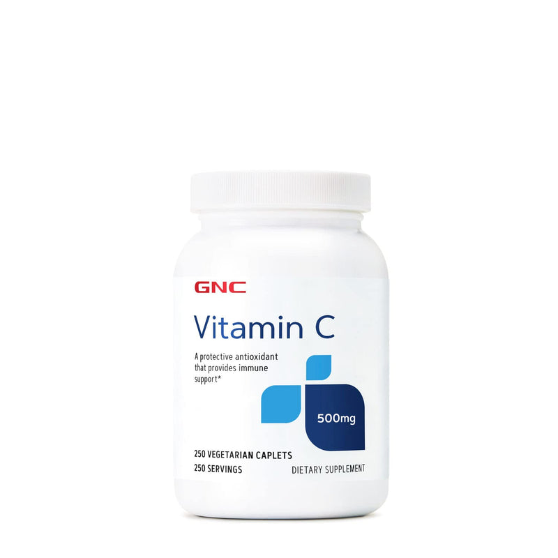 [Australia] - GNC Vitamin C 500mg, 250 Caplets, Provides Immune Support 