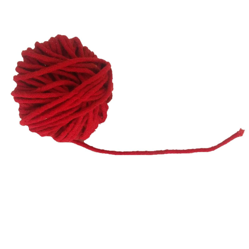 [Australia] - Red Cotton Thread Raksha Sutra Nazar Dhaga (Thick 1mm) Evil Eye String for Bracelets Protection Friendship Bracelet Anklet 