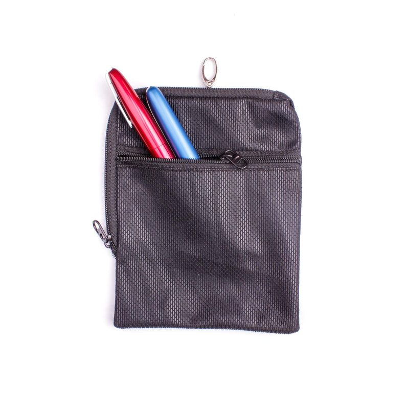 [Australia] - Glucology XXL Zip Pouch | Glucology Cooler Bags for 5 pens | Glucology Insulin Pen Cooler Pouch - Portable, Reusable Insulated Cooling Pack - Black 