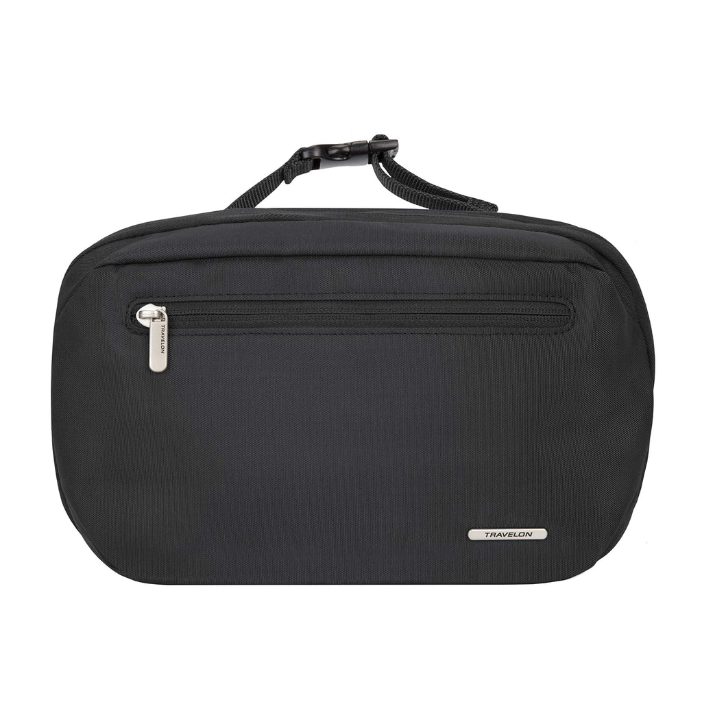 [Australia] - Travelon Travel Toiletry Bag, Black, 11 x 7 x 4 