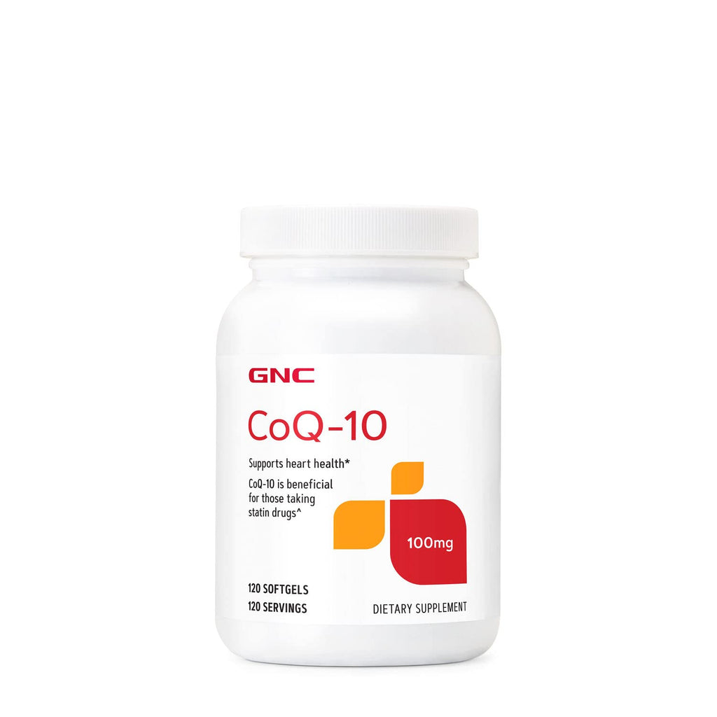 [Australia] - GNC CoQ-10-100mg | Antioxidant & Cardio Support, Cell Service, and Replenishing | 120 Soft gels 