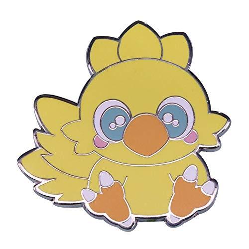 [Australia] - Anime Source Final Fantasy Series Adorable Cute Chocobo Pin Brooch Lapel Metal Bird 