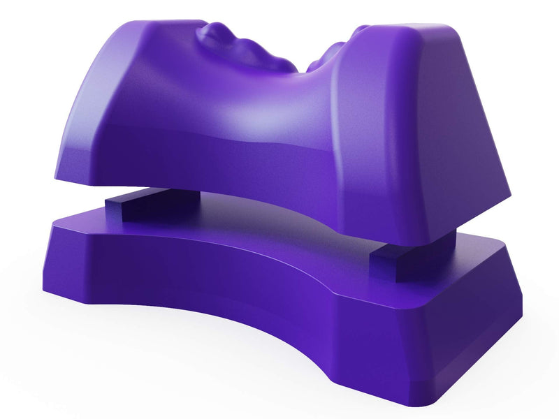 [Australia] - Occipital Release Tool 2.0 - Cervical Traction for Neck and Shoulder Pain Chiropractic Alignment Pivot Device for Trigger Point Therapy Headaches Migraine and Stress (Lilac) Lilac 