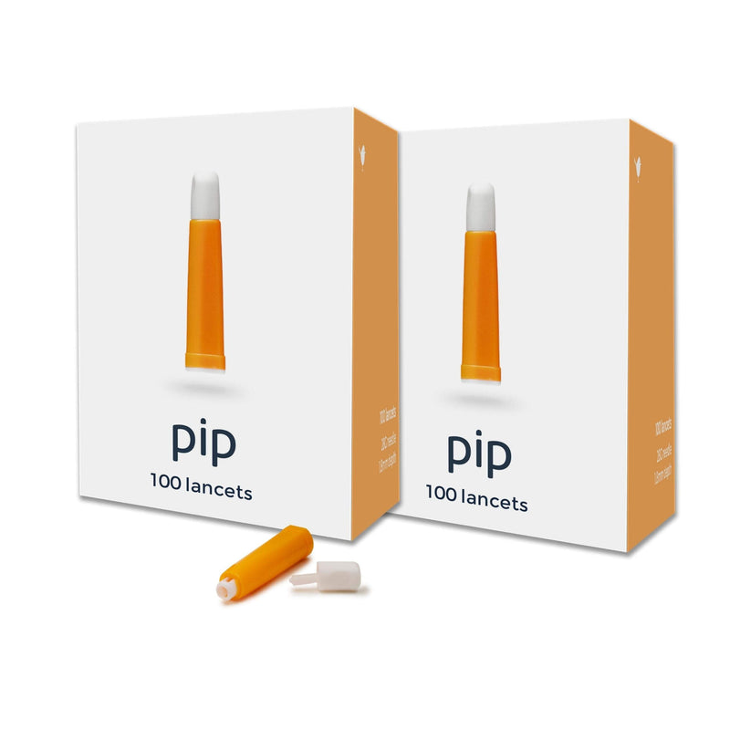 [Australia] - Pip Lancets - 200 Count Value Pack - 28G x 1.8MM - Orange 