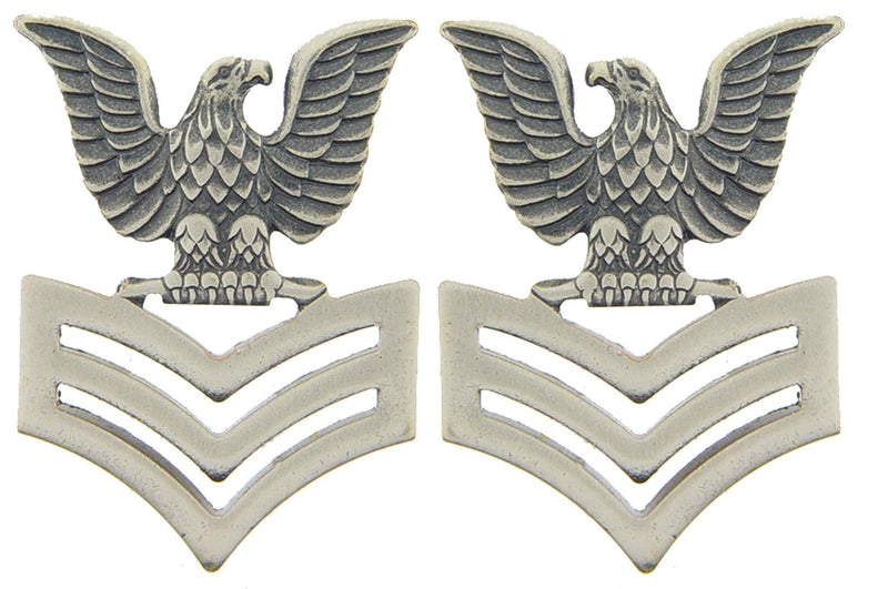 [Australia] - United States Navy USN 1st Class Crow 1.125" Lapel Pin Pair - Right & Left 