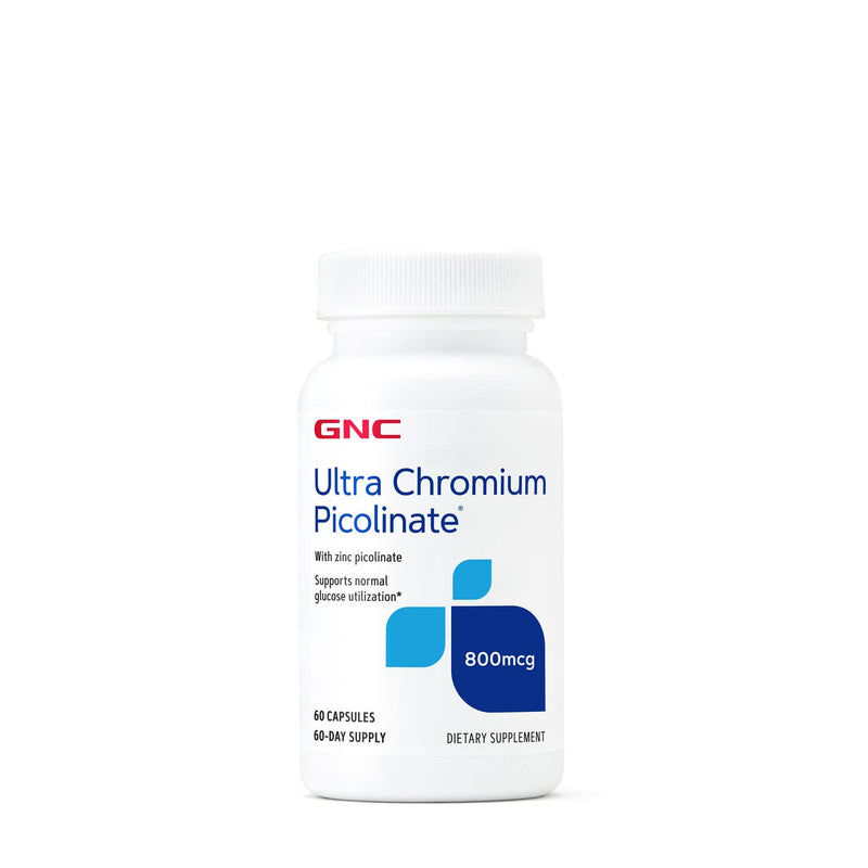 [Australia] - GNC Ultra Chromium Picolinate 800mcg, 60 Capsules, Supports Glucose Utilization 