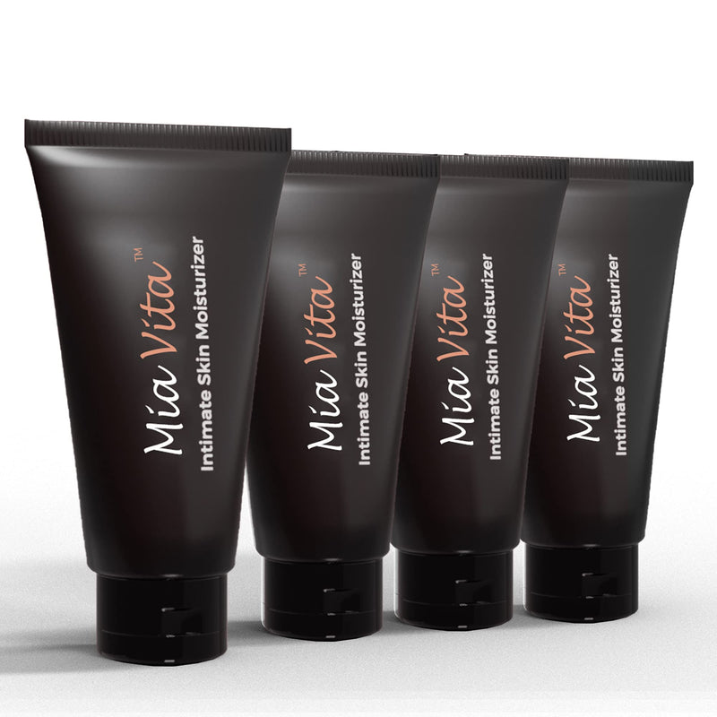 [Australia] - Mia Vita Intimate Skin Moisturizer for Vaginal Dryness, Itching, and Burning, Feminine Hygiene Products, Pack of 4 x 15g 
