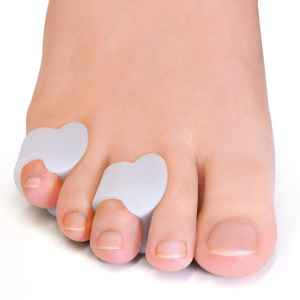 [Australia] - Welnove Gel Toe Separator, Pinky Toe Spacers, Little Toe Cushions for Preventing Rubbing & Relieve Pressure (Pack of 12) 