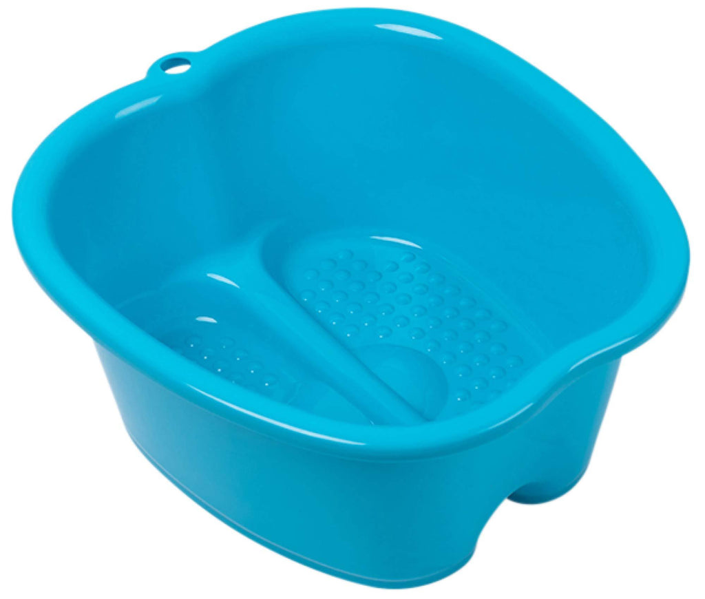 [Australia] - Foot Soaking Bath Basin – Large Size for Soaking Feet | Pedicure and Massager Tub for at Home Spa Treatment | Callus, Fungus, Dead Skin Remover, Blue 