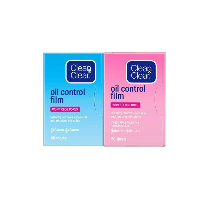 [Australia] - Beauty Kate Oil absorbing oil Blotting Paper Same Series with Clean & Clear Oil Absorbing Facial Sheets, 60 sheets Blue + 50 sheets Pink 