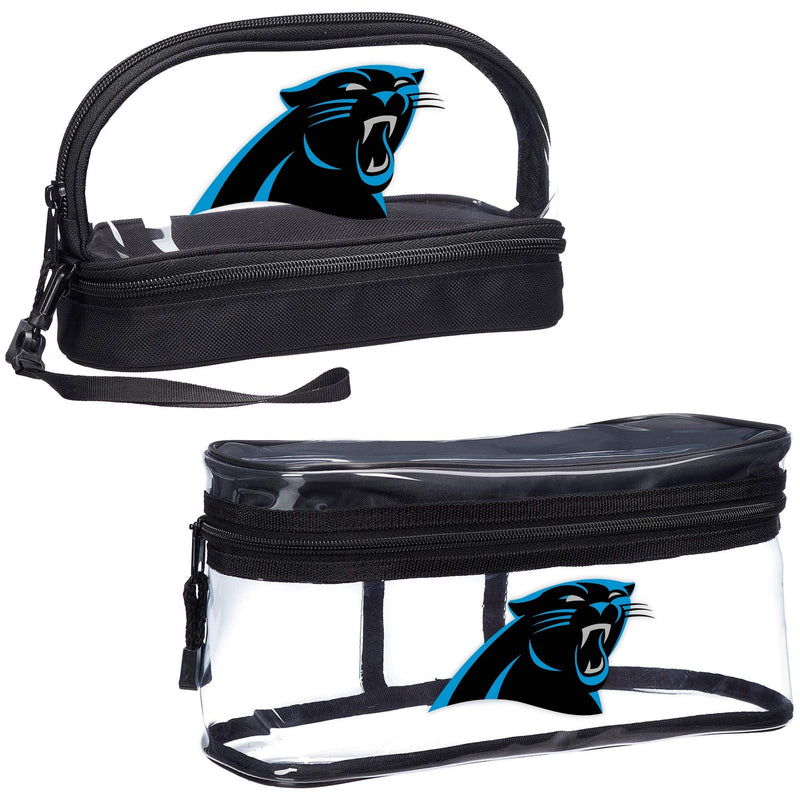 [Australia] - NFL Carolina Panthers 2-Piece Travel Set, 10.75" x 4.5" x 5.5" 