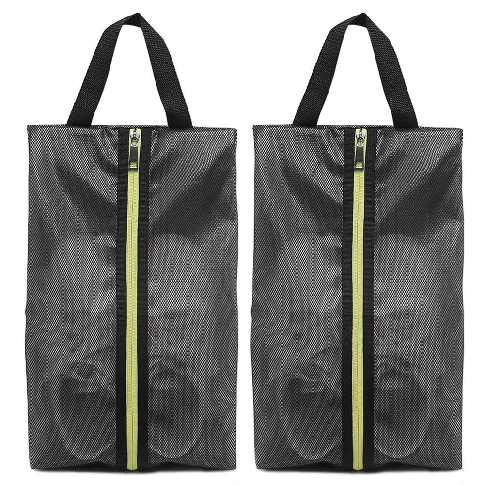 [Australia] - HRX Package 2pcs Traveling Shoe Bags Water Resistant, Shoe Carrier Bags Organizers with Handle for Travel Collection Storage 